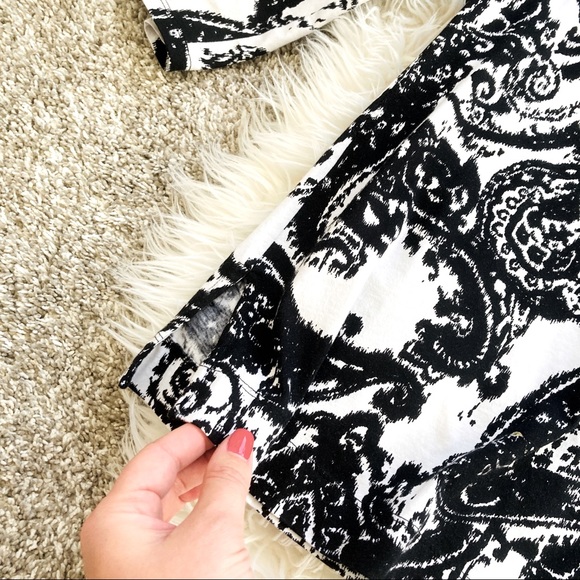 Ralph Lauren | Black & White Cotton Blouse - Picture 2 of 6